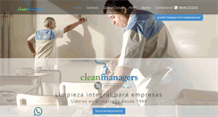 Desktop Screenshot of cleanmanagers.com